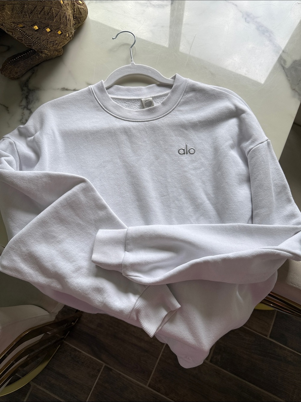 ALO Yoga Accolade White Sweater